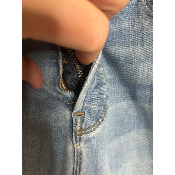 ATHLETA STRAIGHT ANKLE CROP EVERYDAY WEAR CASUAL STRETCH JEANS SIZE 12 - Picture 4 of 4